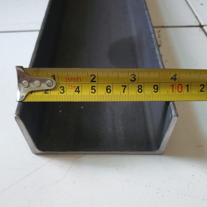 Besi UNP 100 x 5 cm Tebal 3,8 mm 10CM