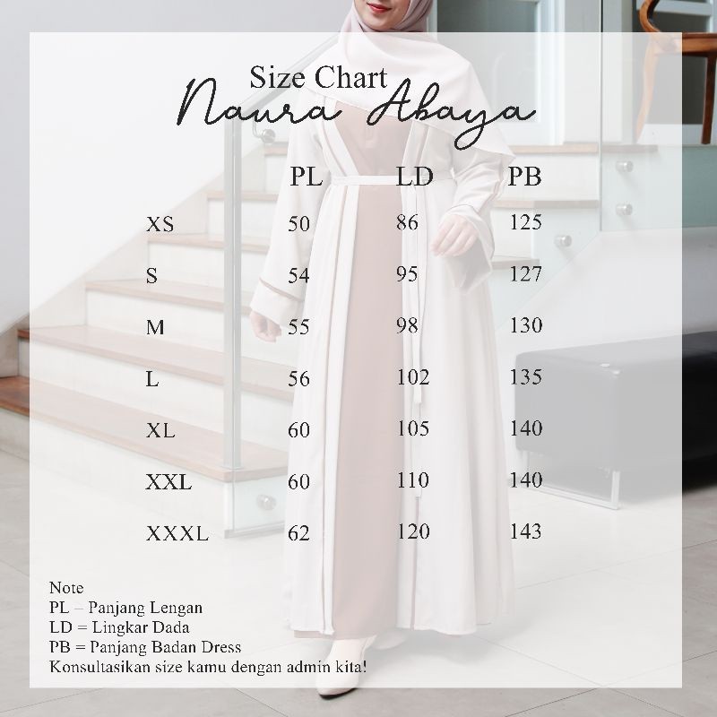 Big Sale  [Ready] Naura Abaya (Size : Xs, S, M, L, Xl, Xxl, Xxxl) - By Dailyal Official Abaya