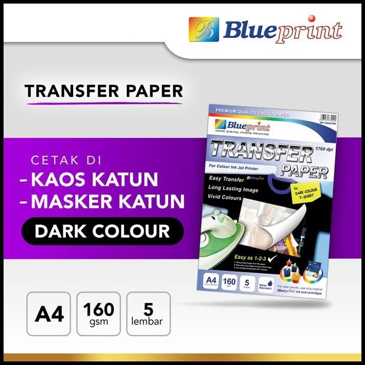 

Blueprint BP-TKA4160 Transfer Paper Dark A4