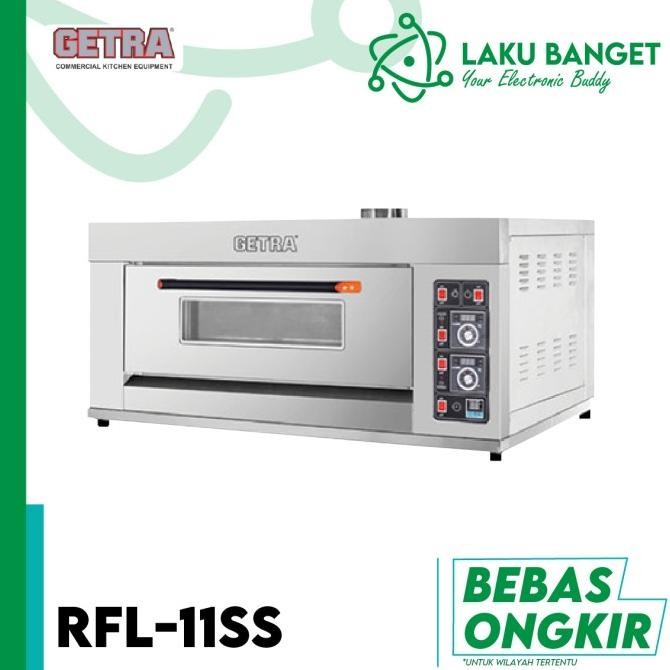 Gas Baking Oven Getra Rfl-11Ss / Rfl11Ss / Rfl 11 Ss Garansi Resmi