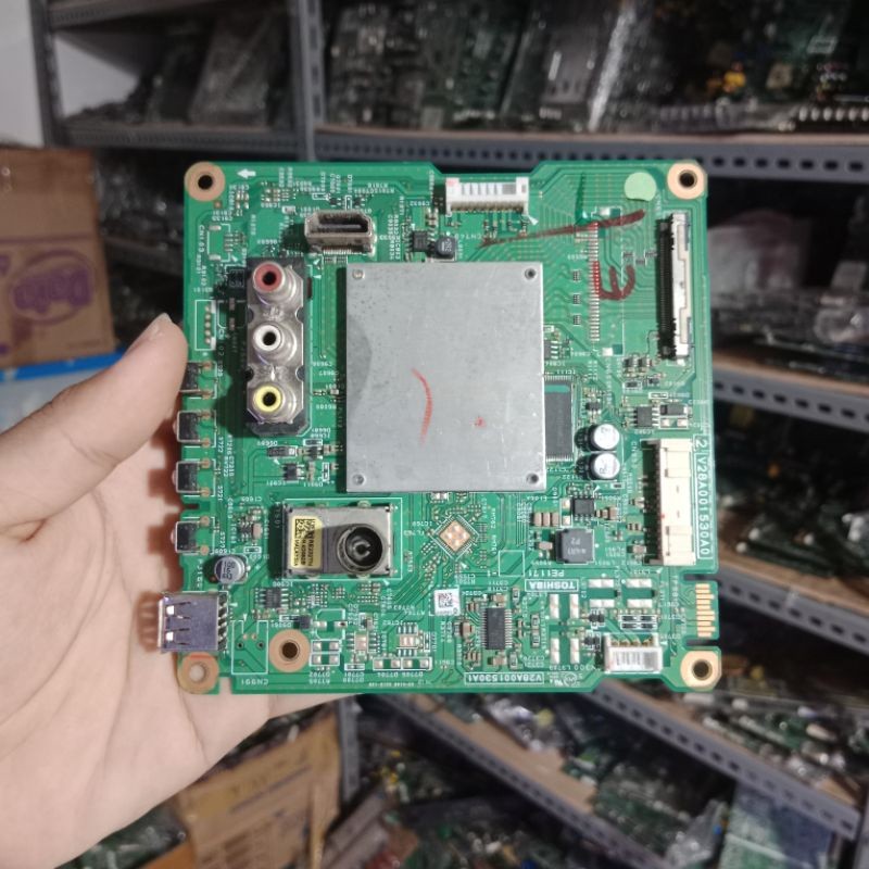 MAINBOARD MESIN TV TOSHIBA 55L2400VJ - 55L2400VJ MB MOBO MOTHERBOARD TV LED