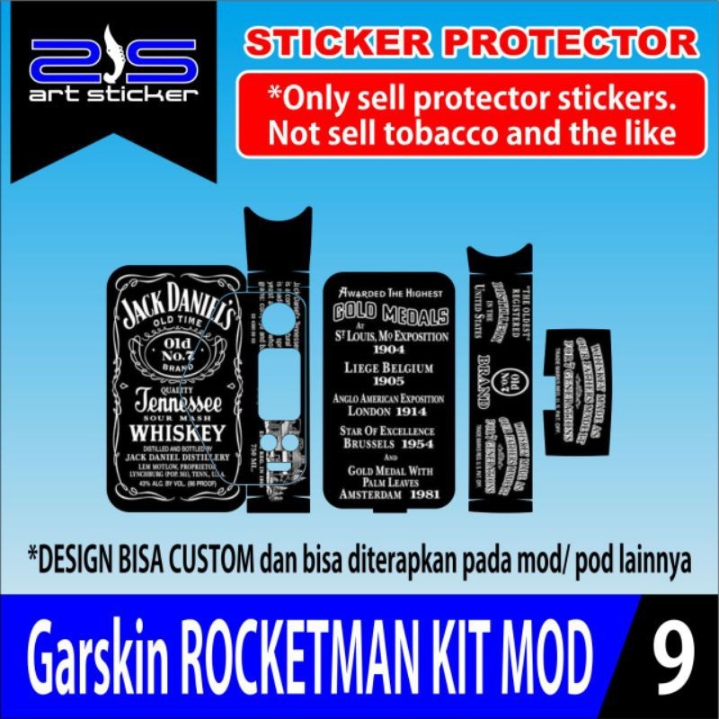 

*PromoTerjangkau* Rocketman Se Jackdanils Garskin Wrap Stiker Premium / X Casing Case COD