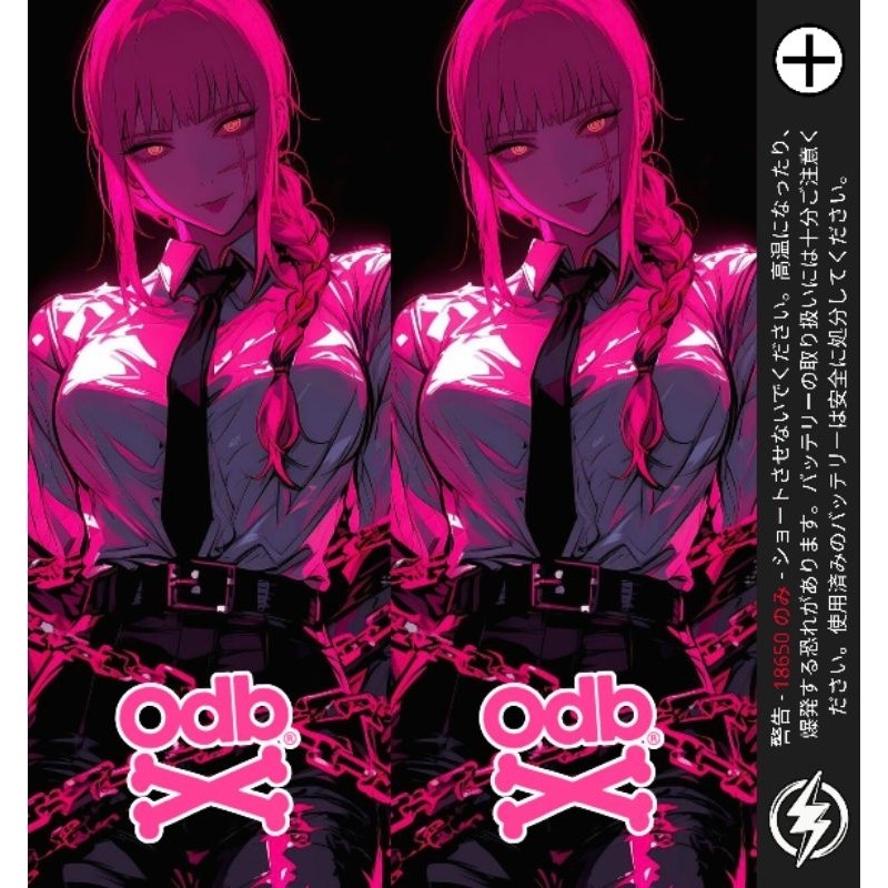 

*PromoTerjangkau* Holdingskyy Stiker Wrap Baterai 18650 Anime Chainsaw Man Untuk Melindungi Dan Mempercantik Battery 42 Garskin Wrap Stiker Premium / X Casing Case COD