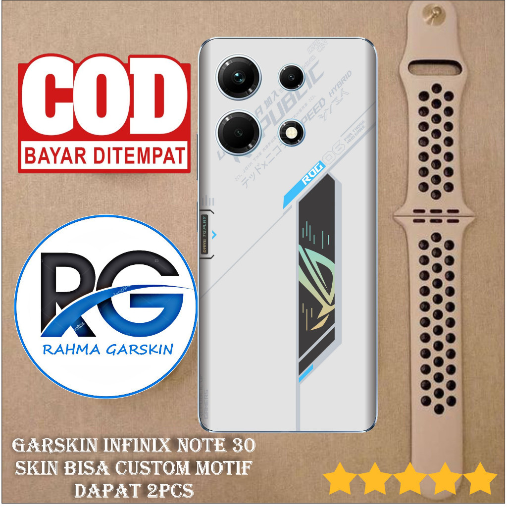 

*PromoTerjangkau* Infinix Note 30 Garskin Wrap Stiker Premium / X Casing Case COD