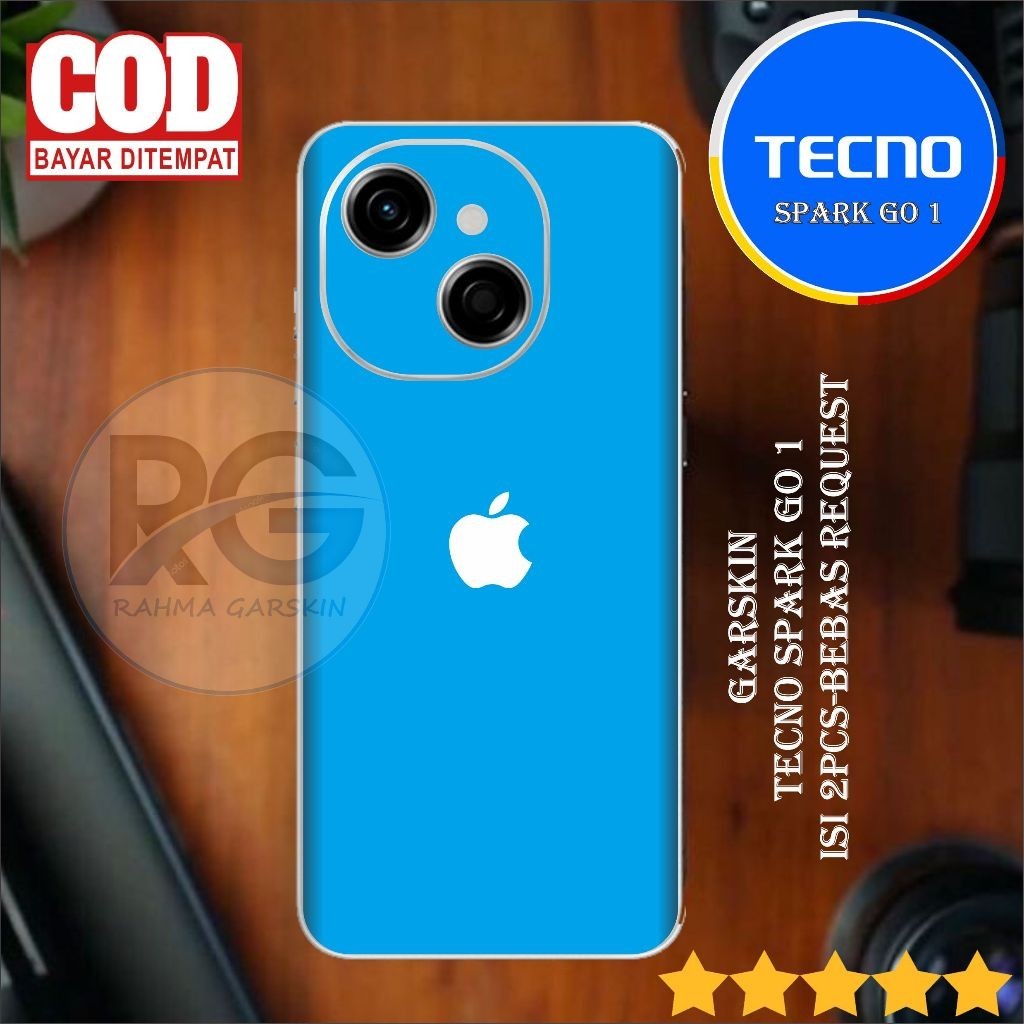 

*PromoTerjangkau* Tecno Spark Go 1 Garskin Wrap Stiker Premium / X Casing Case COD
