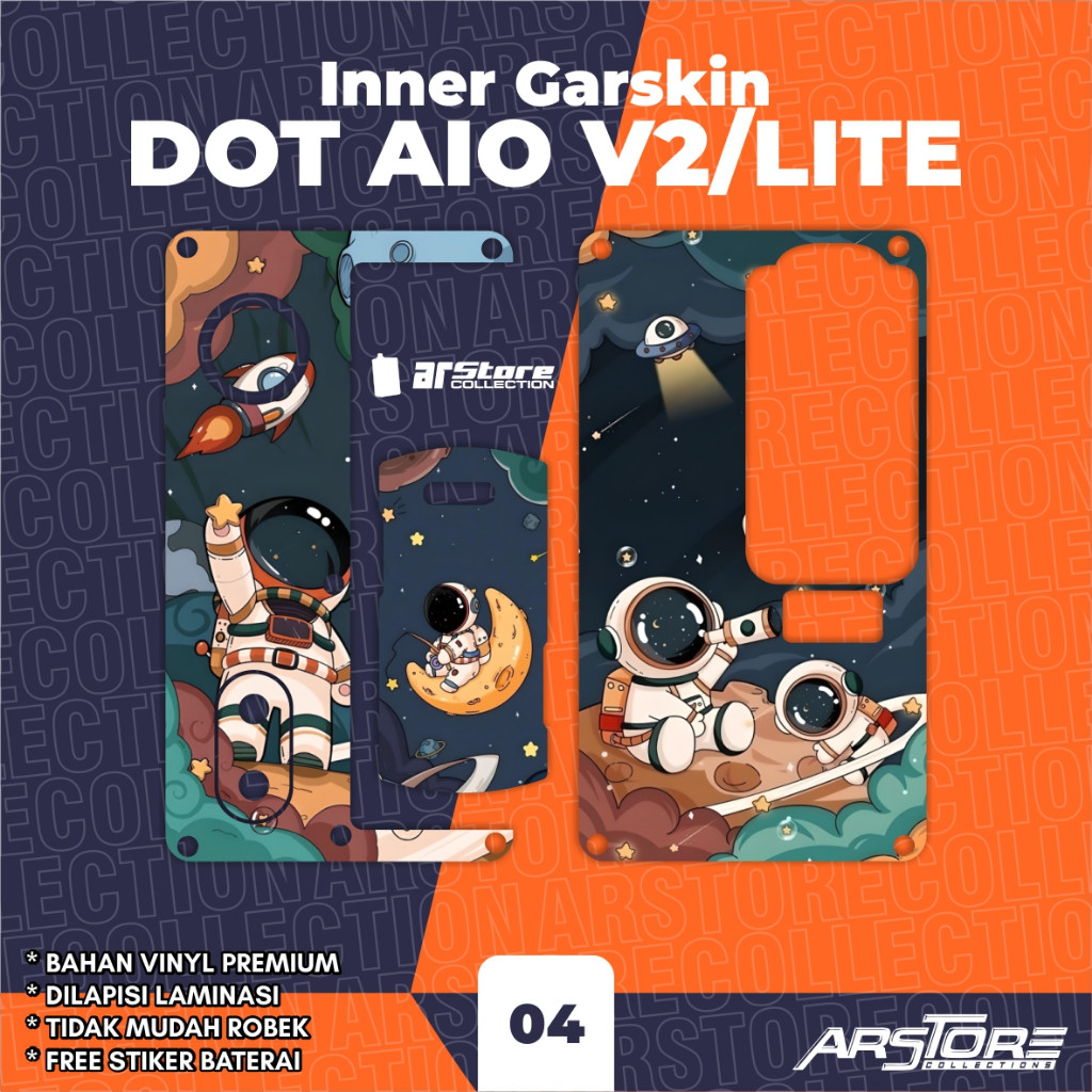 

*PromoTerjangkau* Arstore Stiker Inner Dotv2 Garskin Wrap Premium / X Casing Case COD