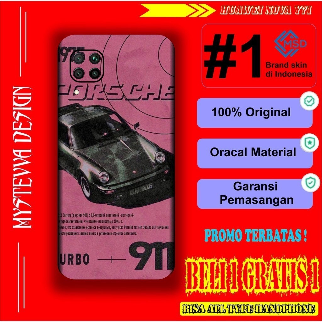 

*PromoTerjangkau* Huawei Y7 Garskin Wrap Stiker Premium / X Casing Case COD