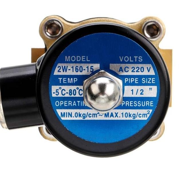Selenoid Valve 1/2 Inchi Selenoid Water Valve 2 Way Kran Listrik