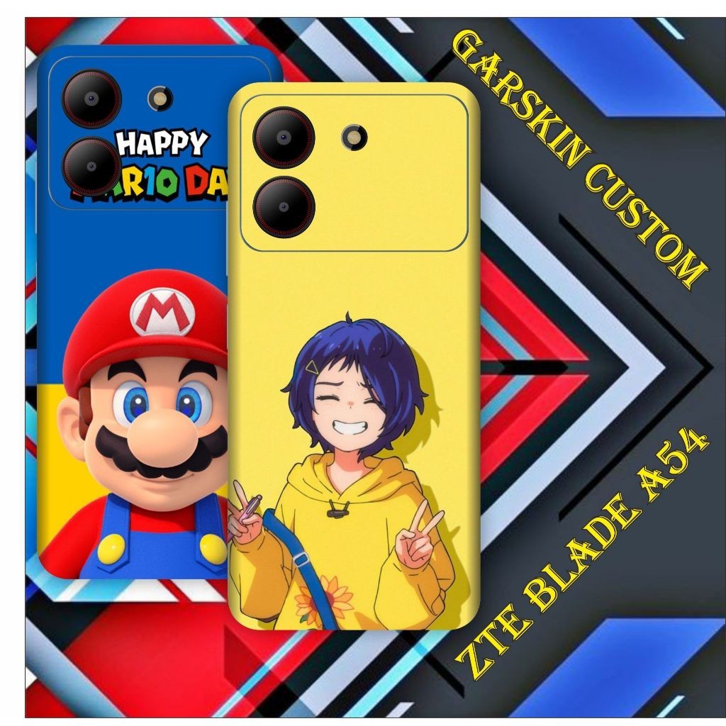 

*PromoTerjangkau* ZTE Blade A54 Garskin Wrap Stiker Premium / X Casing Case COD