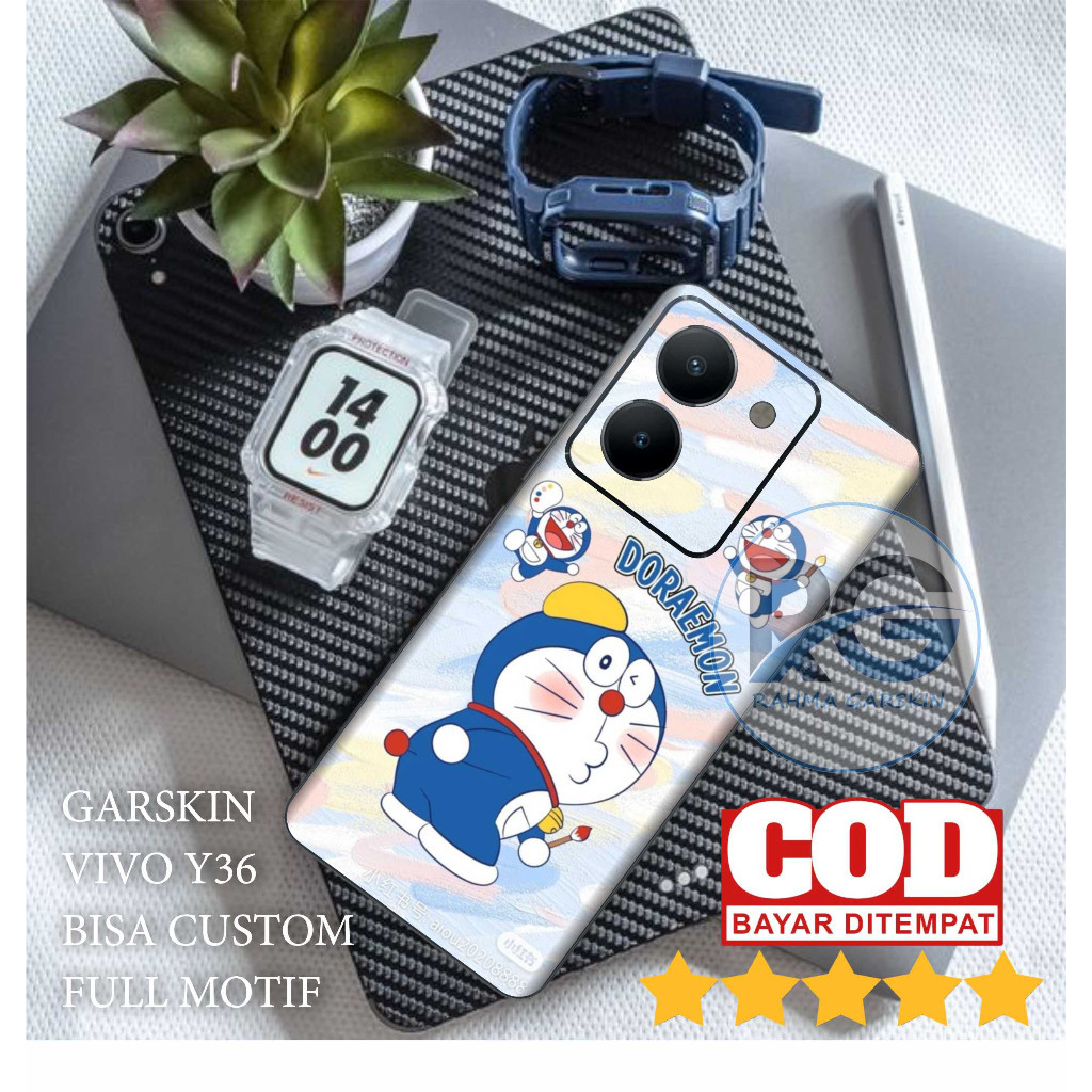 

*PromoTerjangkau* Vivo Y36 Garskin Wrap Stiker Premium / X Casing Case COD