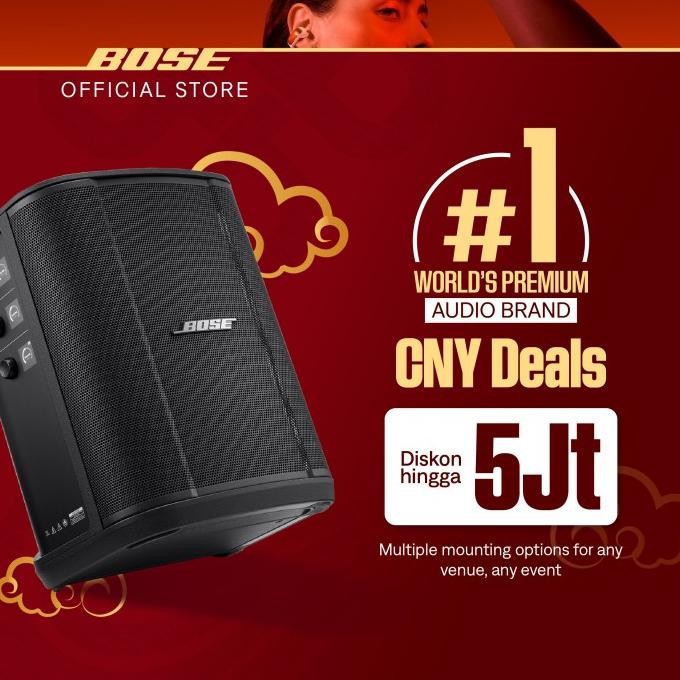 Promo Bose S1 Pro+ Portable Bluetooth Wireless Karaoke Party Speaker System