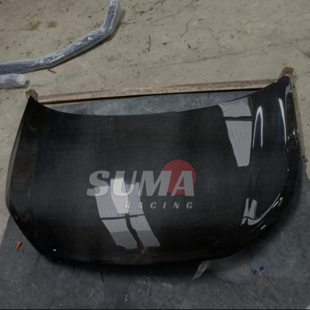 Kap Mesin Carbon All New Brio, Mobilio Facelift Oem