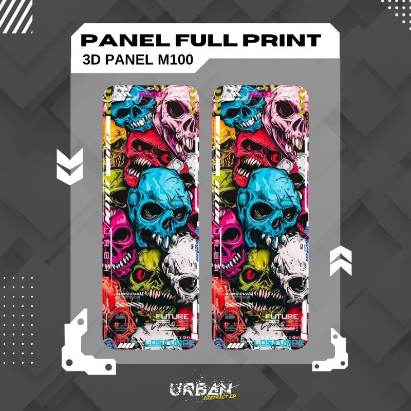 

*PromoTerjangkau* Urban 3d Project Panel C M100 Magnet Colours By District Garskin Wrap Stiker Premium / X Casing Case COD