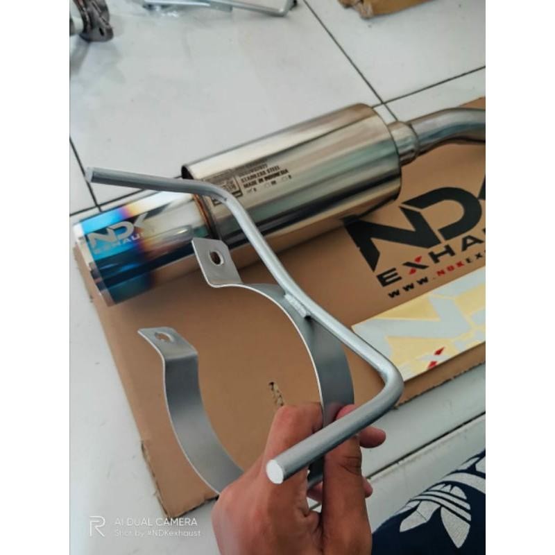 Knalpot Dk-03V3 Bolt On Brio/Jazz, Original Produk Ndk Exhaust X Me Garage