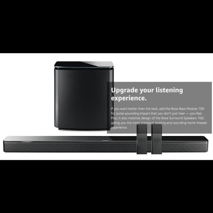 Promo Bose Surround Speakers 700 Wireless Satellite Soundbar Speaker Truespace Technology