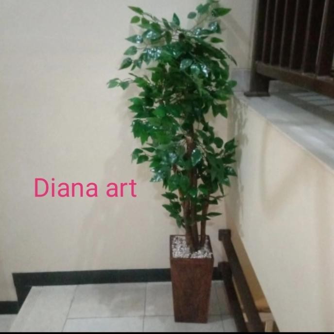 tanaman hias bonsai beringin jumbo/bonsai tiruan /tanaman plastik