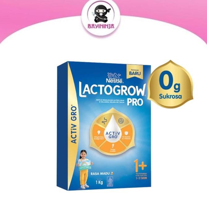 LACTOGROW 3 Madu Susu Box 1000 g 1 kg VIP