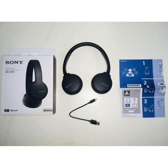 Sony WH CH510 Extra Bass Bluetooth Headphone Wireless Headset / CH 510 Terlaris