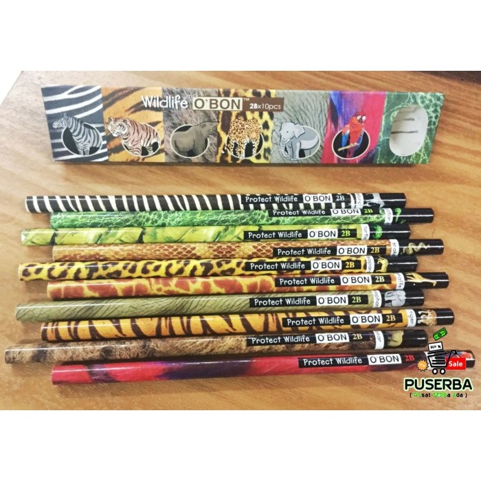 

Pensil 2B isi 10pcs - O'Bon Pencils Pencil 10 pcs