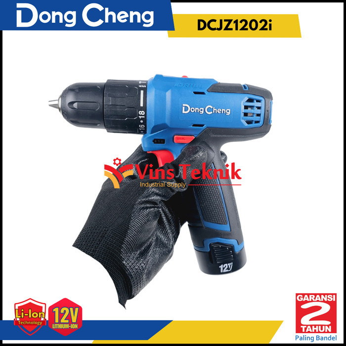 Dongcheng Dcjz 1202I Impact Drill 12V Bor Baterai Cordless Dongcheng