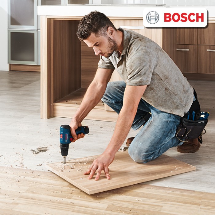 Bosch Gsb 120-Li Cordless Impact Drill Bor Tembok Baterai 120 Li Battery 1
