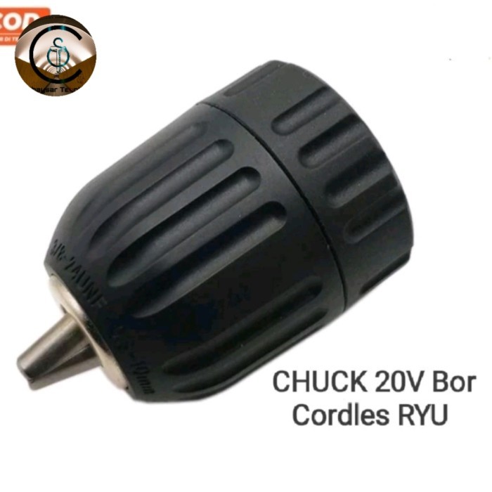 Kepala Bor 20Volt Ryu Chuk Mesin Bor Batre Ryu 20Volt