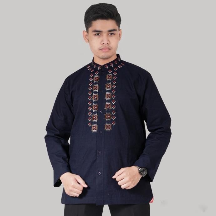 Baju koko preview by itang yunasz / koko preview lengan panjang Terlaris