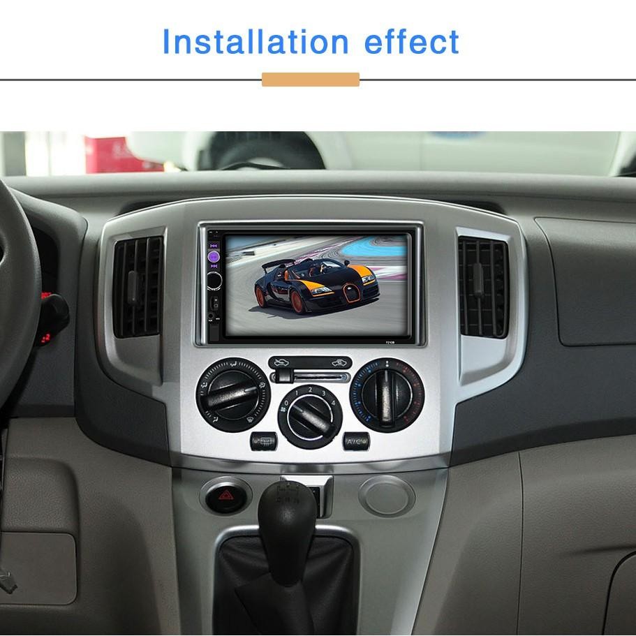 Head Unit 7 Inch For Avanza Honda Brio Agya Toyota Calya Double Din Layar Kapasitif Mobil Mp5 Player