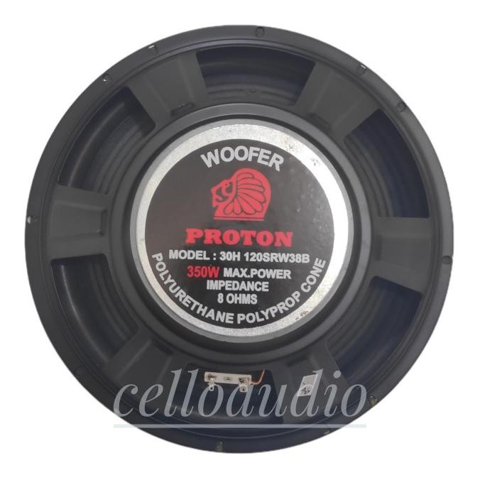 Woofer 12" Proton H120 SRW 38B Komponen Speaker Woofer 12 Inch Proton Terlaris