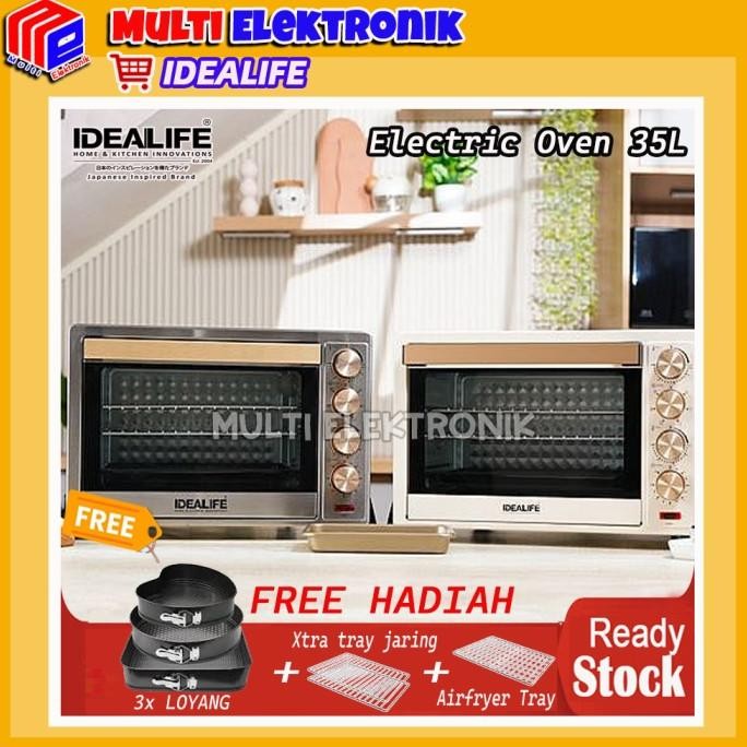 IDEALIFE Oven Listrik Low Watt Kapasitas 35 Liter IL-335