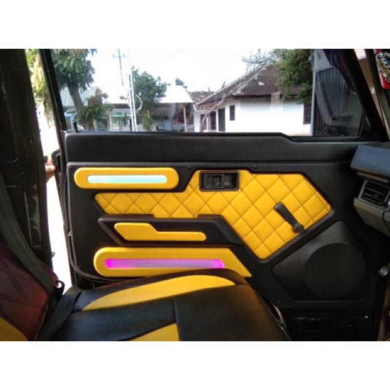 Doortrim Pintu Mobil Variasi Custom L300 Full Lampu Led