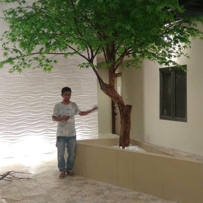 Pohon Dekorasi Maple Hijau Custom