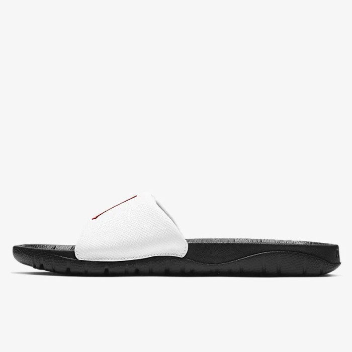 SANDAL CASUAL AIR JORDAN ORIGINAL BREAK SLIDES BLACK WHITE AR6374-016