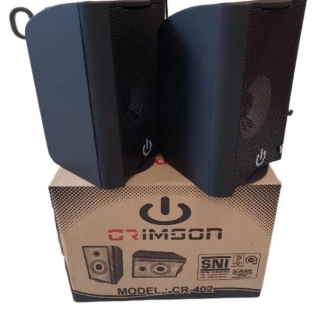 speaker 4 inch pasif crimson cr 402 sepasang speaker original Terlaris