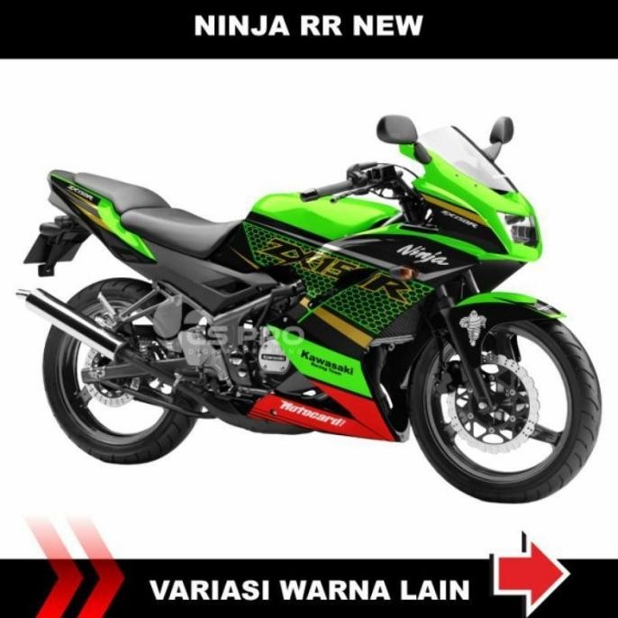 Stiker Striping Kawasaki Ninja RR New, Sticker Variasi Motor Ninja RR