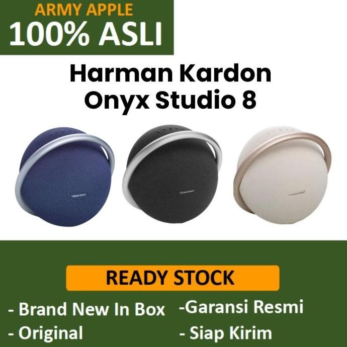 Harman Kardon Onyx Studio 8 Speaker Portable Bluetooth onyx 8 original Terlaris