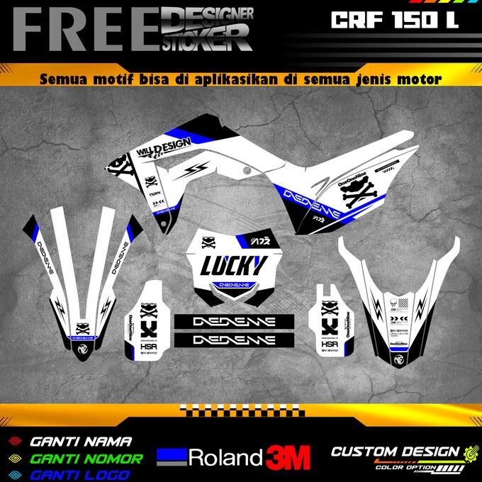 Stiker Decal Motor CRF 150L Full Body Custom Design