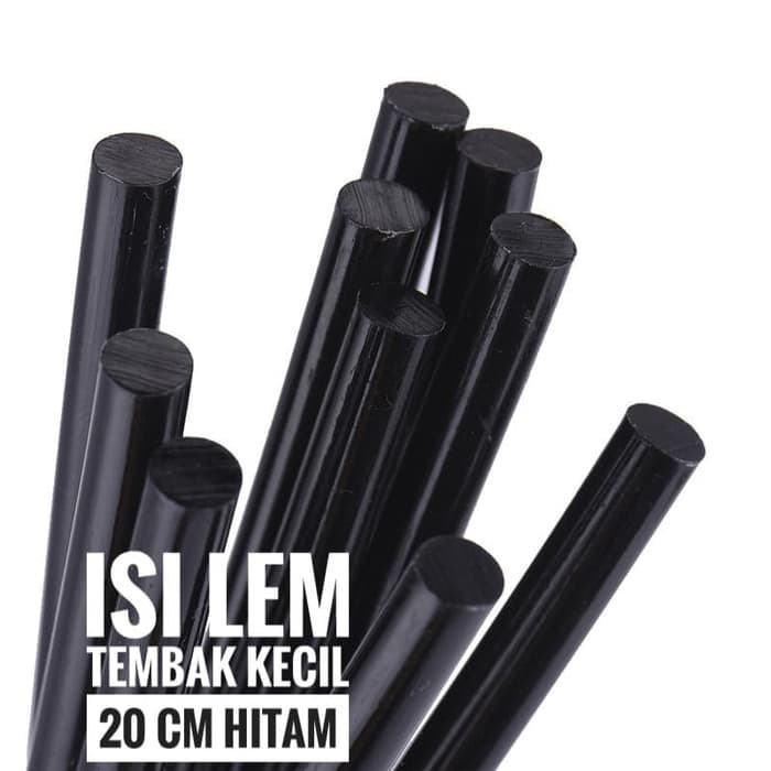 Isi Refill Lem Tembak HITAM Glue Gun Kecil 20 cm Lem Bakar Cair/Lilin
