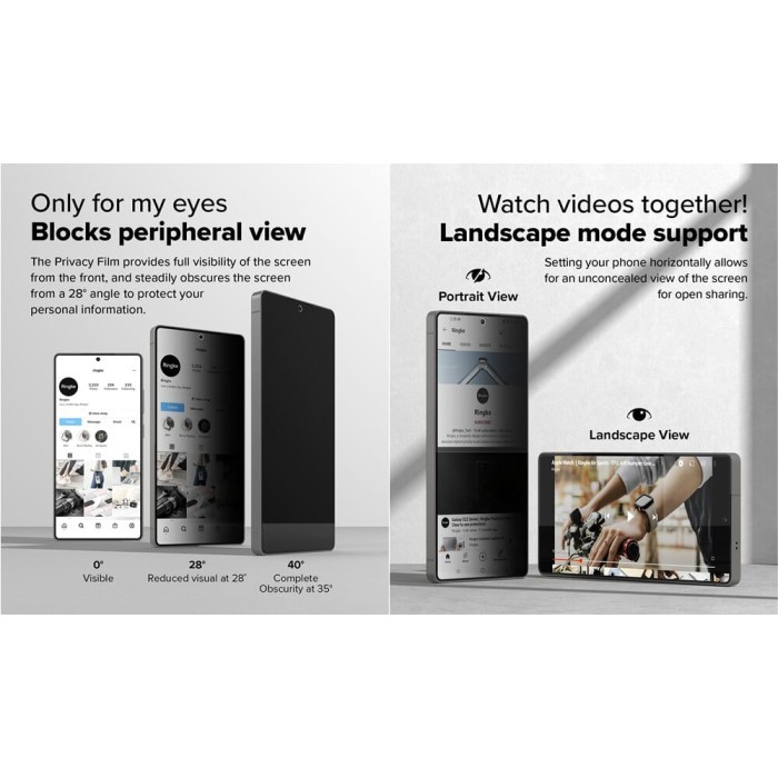 

SALE TERLARIS SCREEN PROTECTOR RINGKE SAMSUNG GALAXY S25 EASY SLIDE CLEAR / PRIVACY TEMPERED GLASS