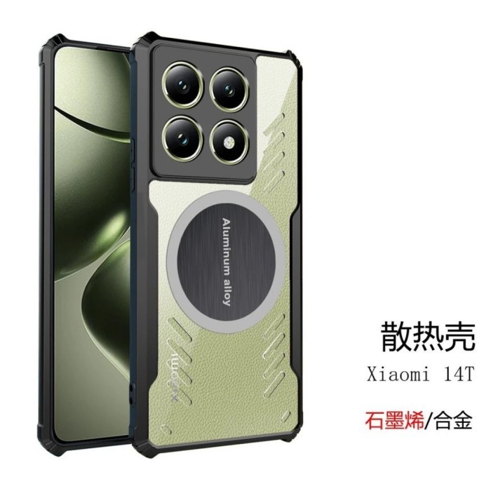 

SALE TERLARIS CASE COOLING XIAOMI 14T / 14T PRO 5G CASING GAMING MAGSAFE FAN HEAT COOLER MI READYY
