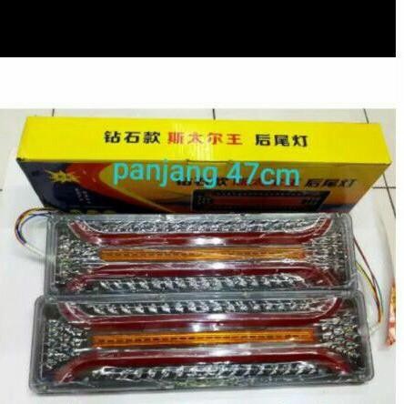 Stop Lamp Led 24 Volt 47 Cm Mx - 122 Truk Bus Canter Ps 100 Cold Diesel