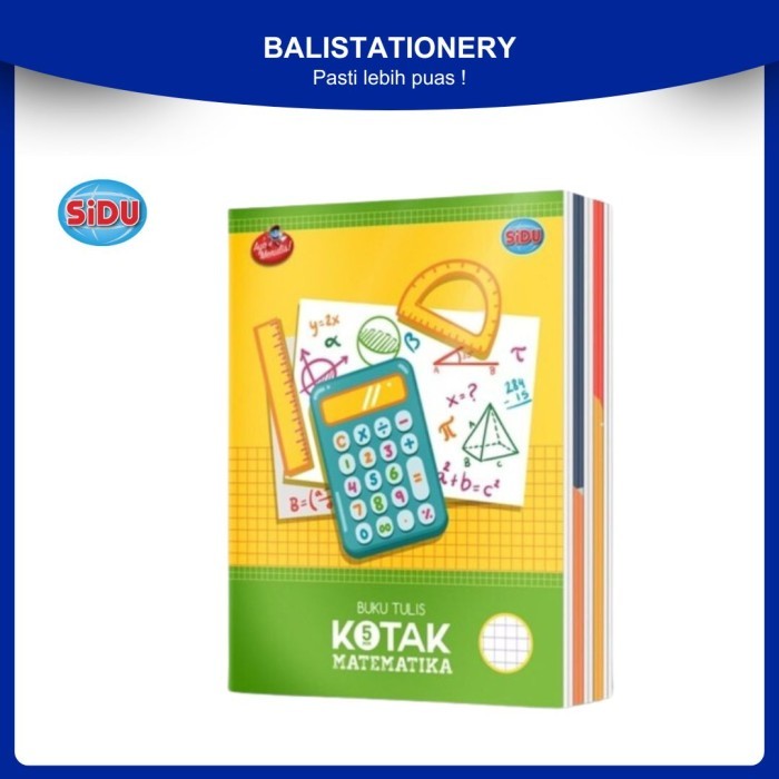 

Buku Tulis 38 lbr SiDU ( Kotak Kecil ) 1 pak isi 10 pcs