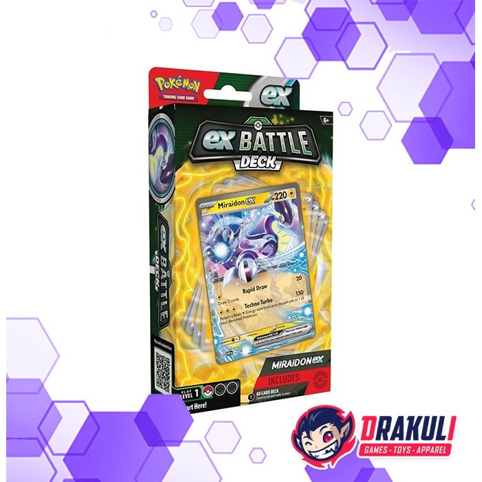 TCG Pokemon Ex Battle Deck - Miraidon Ex
