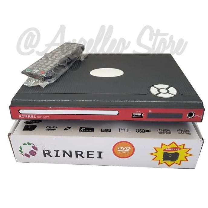 Promo Dvd Vcd Player Plastik Mini~Rinrei~Drn 533K~Optik Samsung~Original