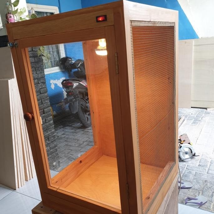 kandang kayu untuk hewan reptile iguana, chameleon, sugar glider