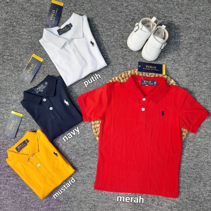 BRD SHIRT / KAOS ANAK WARNA MERAH, PUTIH, KUNING, NAVY, ABU, BIRU. SGA