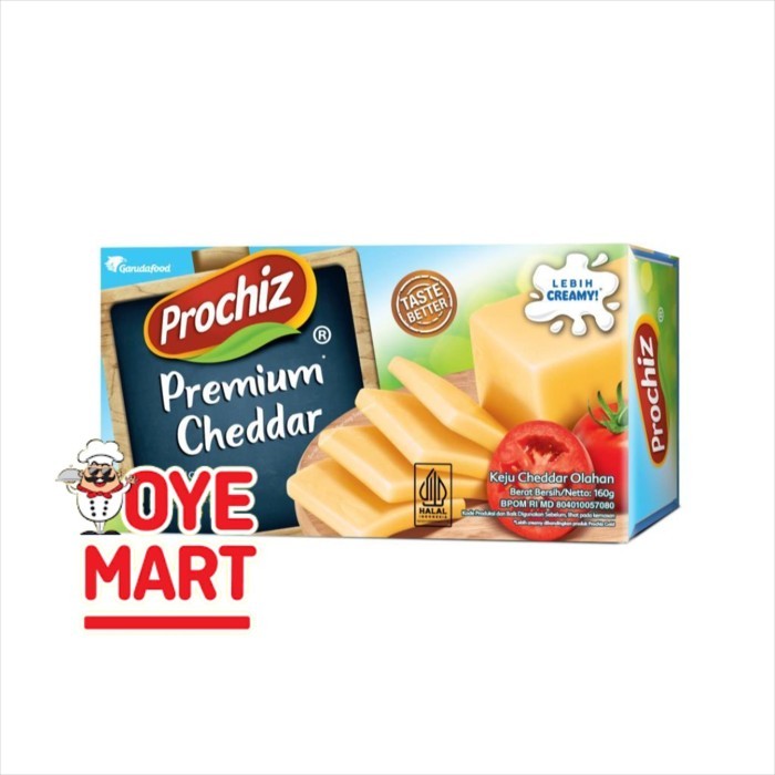 

PROCHIZ PREMIUM CHEDDAR 160GR / KEJU PARUT