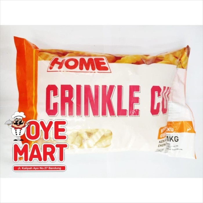 

KENTANG GORENG CRINKLE CUT 1KG HOME/FRENCH FRIES KENTANG GORENG FROZEN