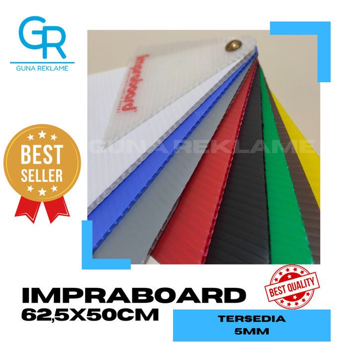 

PROMO! IMPRABOARD 5 mm / INFRABOARD PLASTIK PP Lembaran 5mm