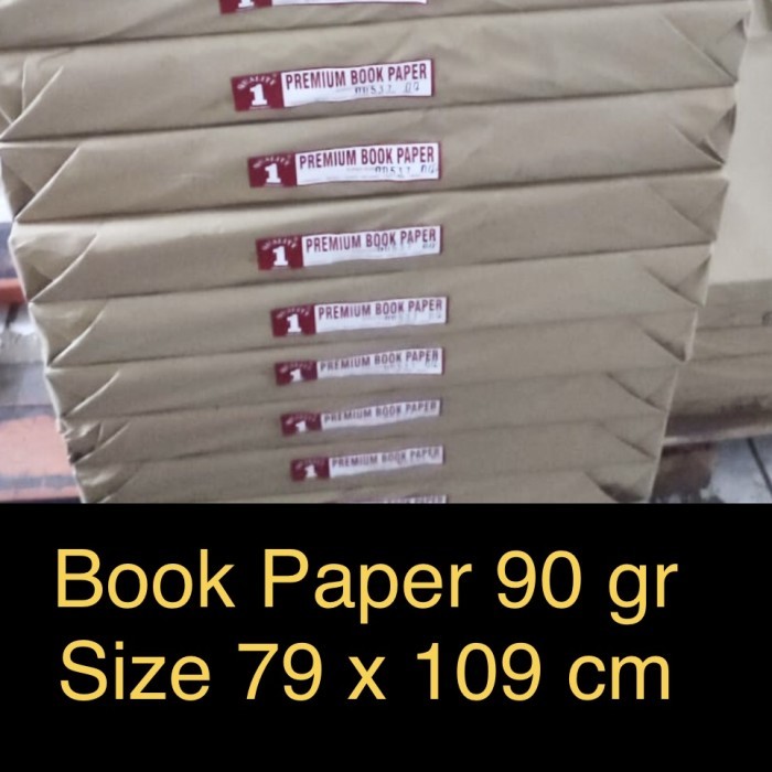 

Book Paper 90 gr , size 79 x 109 cm